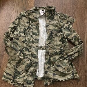 Camouflage Military Style Jacket